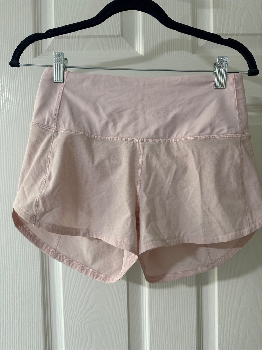 lululemon athletica Light Pink High-Rise Athletic Shorts